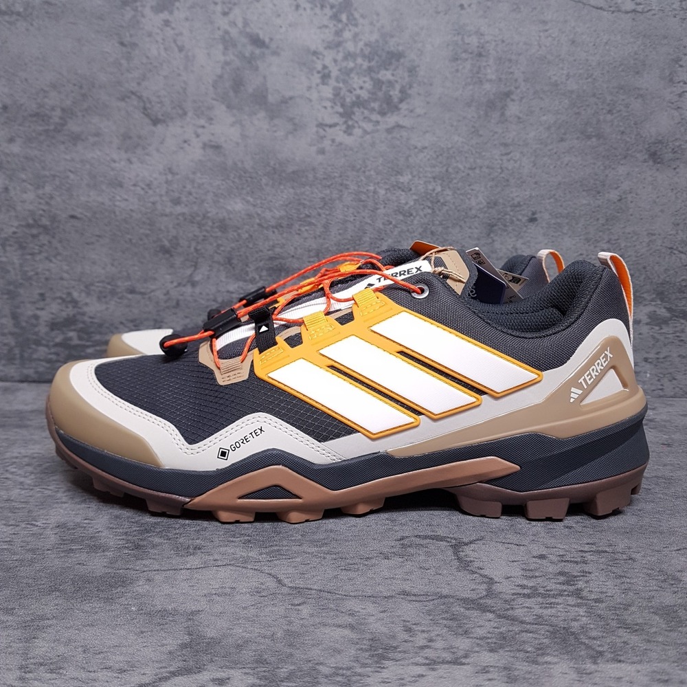 ADIDAS Terrex Skychaser GoreTeX Hiking Shoes Mens Size 11 Carbon Brown JR3987